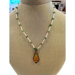 Handmade Green Necklace